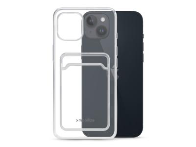Mobilize Mobilize Gelly Card Case Apple iPhone 14 Plus Clear
