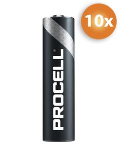 Voordeelpak AAA batterijen Duracell Procell - 10 stuks