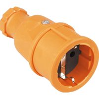 Rubberen contrastekker "SIROX" oranje IP20