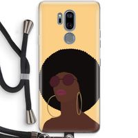 Golden hour: LG G7 Thinq Transparant Hoesje met koord