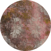 Moooi Carpets - Rond Vloerkleed Erosion Round Rosegold Low Pile - 250 cm rond