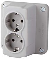 Enzo abl deksel kabeldoos uni abl dubbel wcd - 4047870