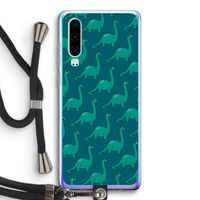 Diplodocus: Huawei P30 Transparant Hoesje met koord