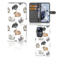 Telefoonhoesje met Pasjes voor Xiaomi 12T | 12T Pro Konijntjes - thumbnail