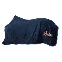 Harrys Horse Loulou NJ20 fleece deken donkerblauw maat:155 - thumbnail