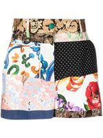 Dolce & Gabbana short à imprimé patchwork - Noir - thumbnail