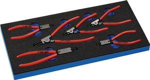 Knipex Gereedschapsmodule | lege inleg 1/3-module | lege inleg v. borgringtang | 1 stuk - F5030471 - F5030471