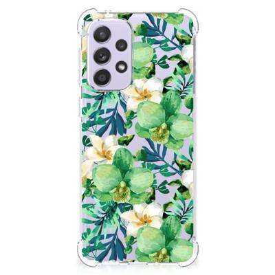 Samsung Galaxy A33 Case Orchidee Groen Samsung Galaxy A33 Case Orchidee Groen