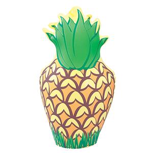 Opblaasbare figuren - tropische ananas - 35 cm - hawaii/fruit thema