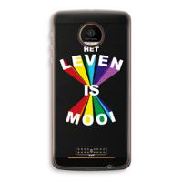 Het Leven Is Mooi: Motorola Moto Z Force Transparant Hoesje