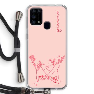 Best Friends: Samsung Galaxy M31 Transparant Hoesje met koord