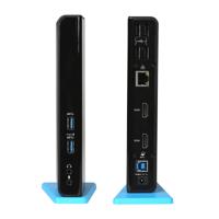 Docking stationi-Tec U3DUALHDMIDOCK Zwart - thumbnail