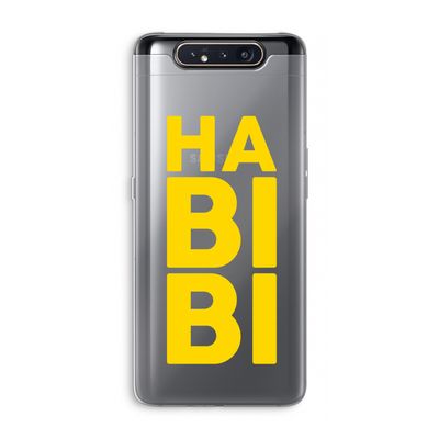 Habibi Majorelle : Samsung Galaxy A80 Transparant Hoesje