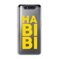 Habibi Majorelle : Samsung Galaxy A80 Transparant Hoesje