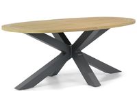 Lifestyle Brookline dining tuintafel ovaal 200 x 110 cm - thumbnail