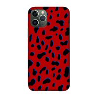 Red Leopard: Volledig geprint iPhone 11 Pro Hoesje
