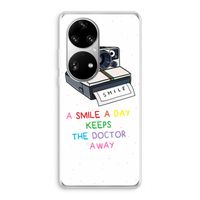 Smile: Huawei P50 Pro Transparant Hoesje