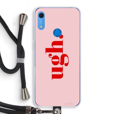 Ugh: Huawei Y6s Transparant Hoesje met koord