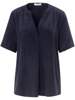 Blouse korte mouwen Van Peter Hahn blauw