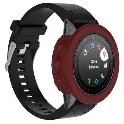 Smart Watch silicone beschermhoes host niet inbegrepen voor Garmin fenix 5S (donkerrood)