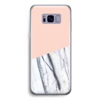A touch of peach: Samsung Galaxy S8 Transparant Hoesje