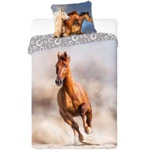 Animal Pictures Dekbedovertrek Galopperend Paard - Eenpersoons - 140 x 200 cm - Katoen