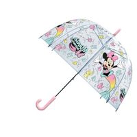 Disney Minnie Mouse paraplu - voor kinderen - licht roze/blauw - D61 cm - Paraplu's - thumbnail