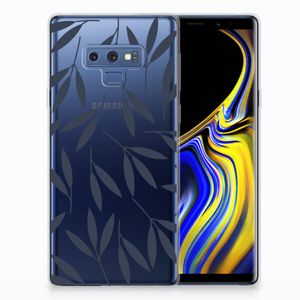 Samsung Galaxy Note 9 TPU Case Leaves Blue