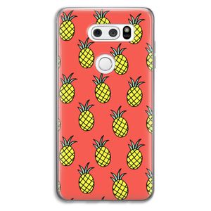 Ananas: LG V30 Transparant Hoesje