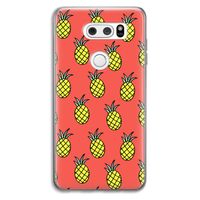 Ananas: LG V30 Transparant Hoesje