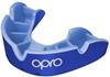 Opro 790007 Silver Superior Fit Mouthguard - Navy-Sky Blue - JR