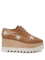 Stella McCartney richelieus Elyse Star à plateforme - Tons neutres - thumbnail