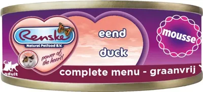 Renske kattenmousse eend 70g