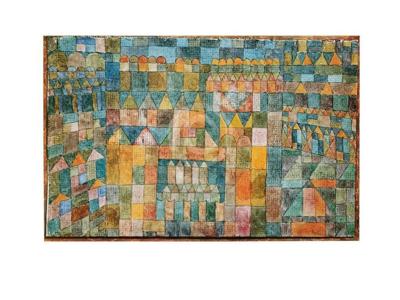 Kunstdruk Paul Klee - Quartiere 72x47cm
