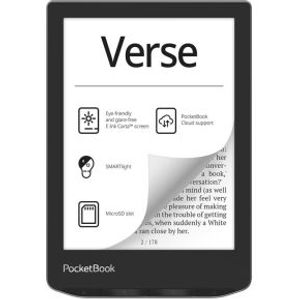 PocketBook Verse e-book reader 8 GB Wifi Zwart, Zilver