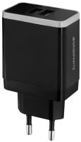 Mobiparts Wall Charger Dual USB 2.4A Black - thumbnail