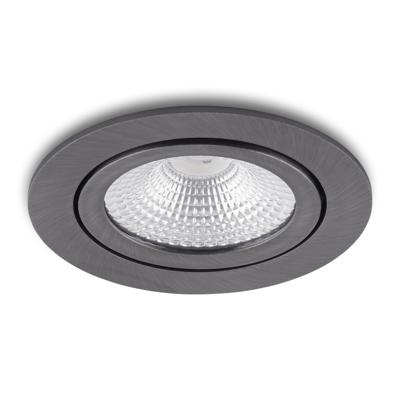 LED-inbouwspot Vivaro gunmetal 5W dimbaar IP54 2700K