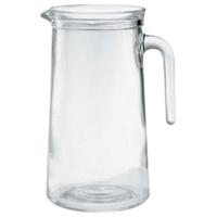 Borgonovo water karaf van 1,1 Liter - transparant glas - Sapkannen - waterkannen - schenkkannen