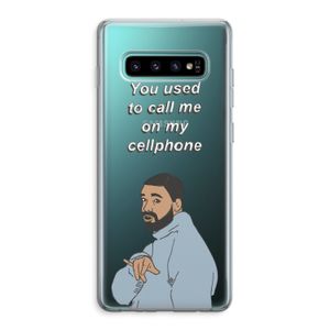 Hotline bling: Samsung Galaxy S10 Plus Transparant Hoesje