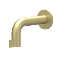 IVY Tribe Fonteinkraan - Inbouw - Hartafstand 12.5 cm - Geborsteld Mat Goud PVD