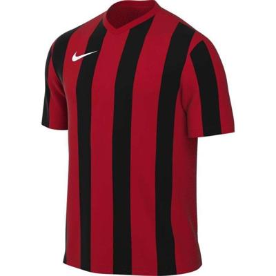 Nike Striped Division V Voetbalshirt Rood Zwart Nike Striped Division V Voetbalshirt Rood Zwart