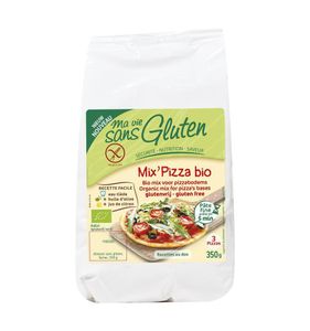 Mix voor pizzabodems glutenvrij bio