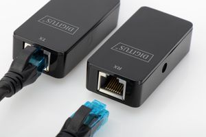 Digitus USB 2.0, Computer, Muis, Netwerk, Laptop, Toetsenbord/muis Adapter [1x USB 2.0 bus A, USB-A 2.0 stekker - 2x RJ45-bus, RJ45-bus 8p8c] DA-70141 20.00 cm