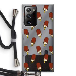 Yummy: Samsung Galaxy Note 20 Ultra / Note 20 Ultra 5G Transparant Hoesje met koord