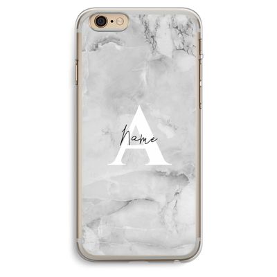 Ivory Marble: iPhone 6 Plus / 6S Plus Transparant Hoesje