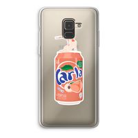 S(peach)less: Samsung Galaxy A8 (2018) Transparant Hoesje