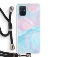 Fantasie pastel: Samsung Galaxy A71 Transparant Hoesje met koord