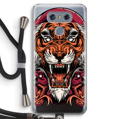 Tiger and Rattlesnakes: LG G6 Transparant Hoesje met koord