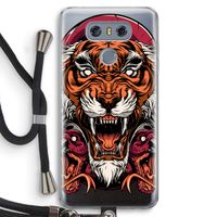 Tiger and Rattlesnakes: LG G6 Transparant Hoesje met koord