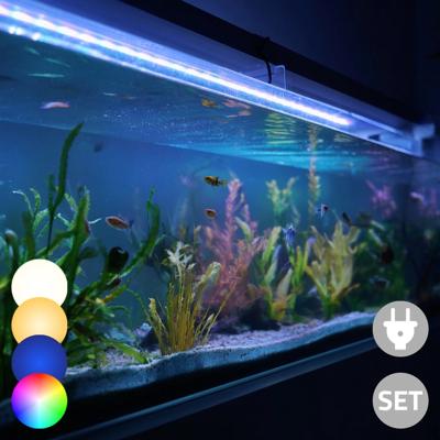 2 x RGB led strip + 1 enkele kleur strip: 50 - 70 cm complete set